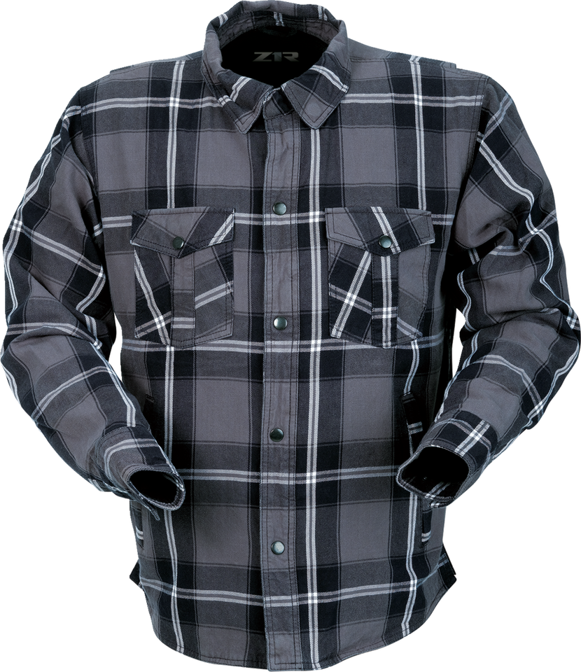 Flannel Shirt - Gray - Small - Lutzka's Garage