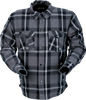 Flannel Shirt - Gray - Small - Lutzka's Garage