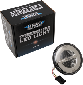 7" Reflector-Style LED Headlamp - 14-20 Dresser - Chrome - Lutzka's Garage