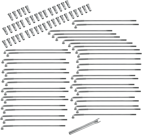 Spoke Set - Front/Rear - Chrome - 6-13/16