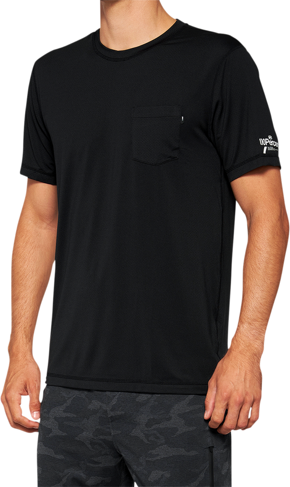 Mission Athletic T-Shirt - Black - Small - Lutzka's Garage