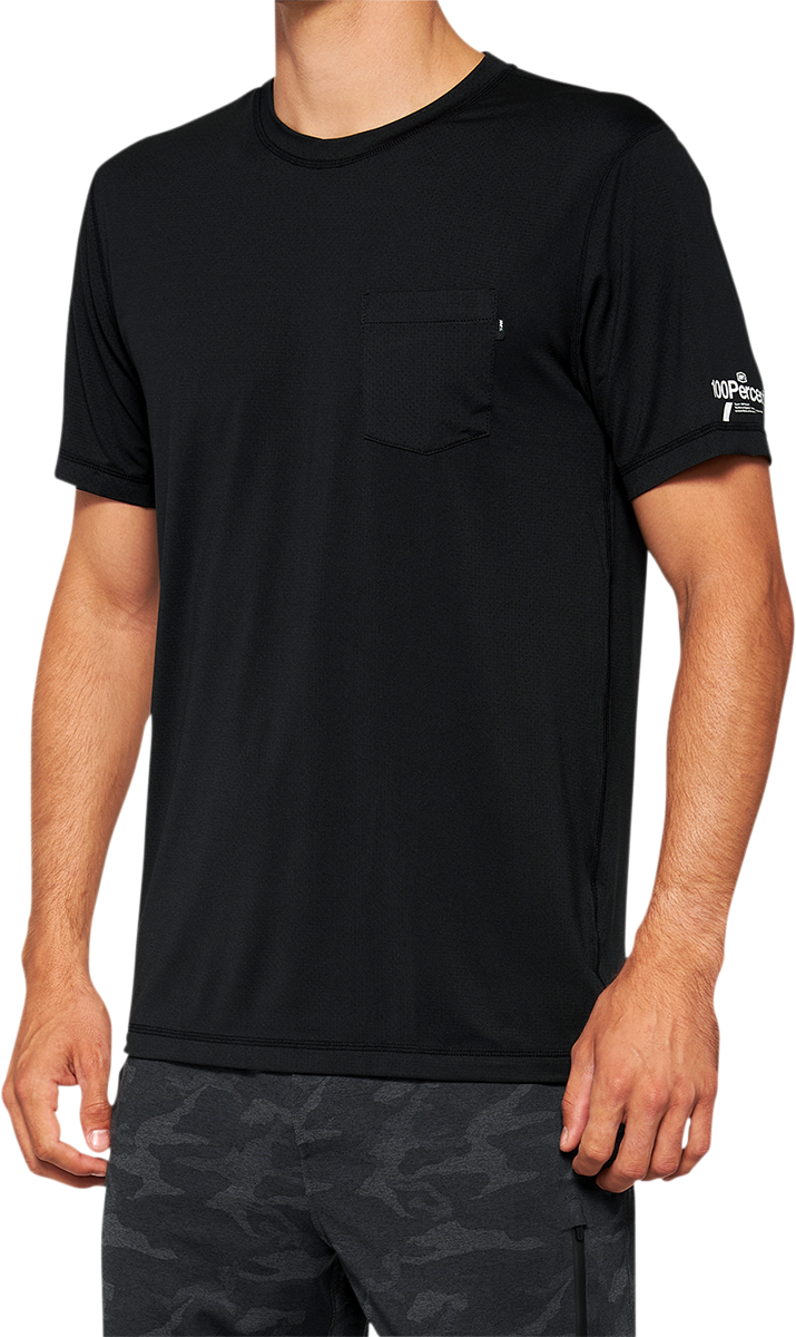 Mission Athletic T-Shirt - Black - Small - Lutzka's Garage