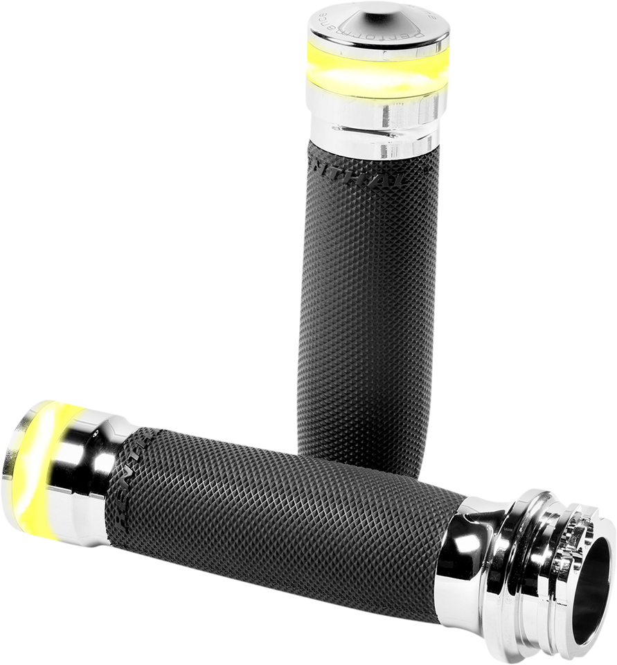 Grips Contour - LED - Cable - Chrome - Lutzka's Garage