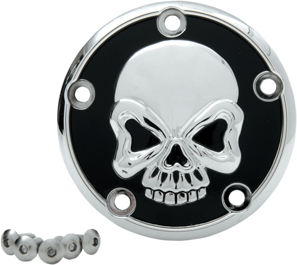 Point Cover - Skull Chrome - 5 Hole