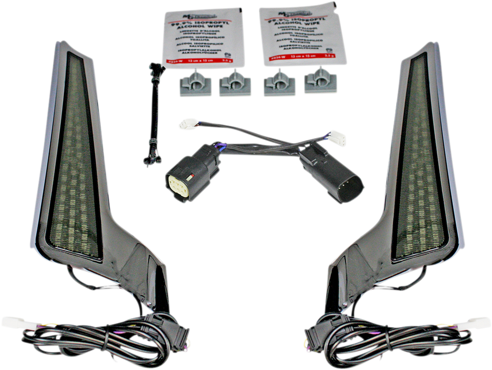 Fascia LED Light Panels - Chrome/Smoke - Lutzka's Garage