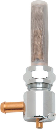 Rear Round Petcock - Chrome - Lutzka's Garage