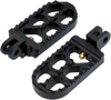 Adjustable Footpeg - Serrated - Long - Black - Lutzka's Garage