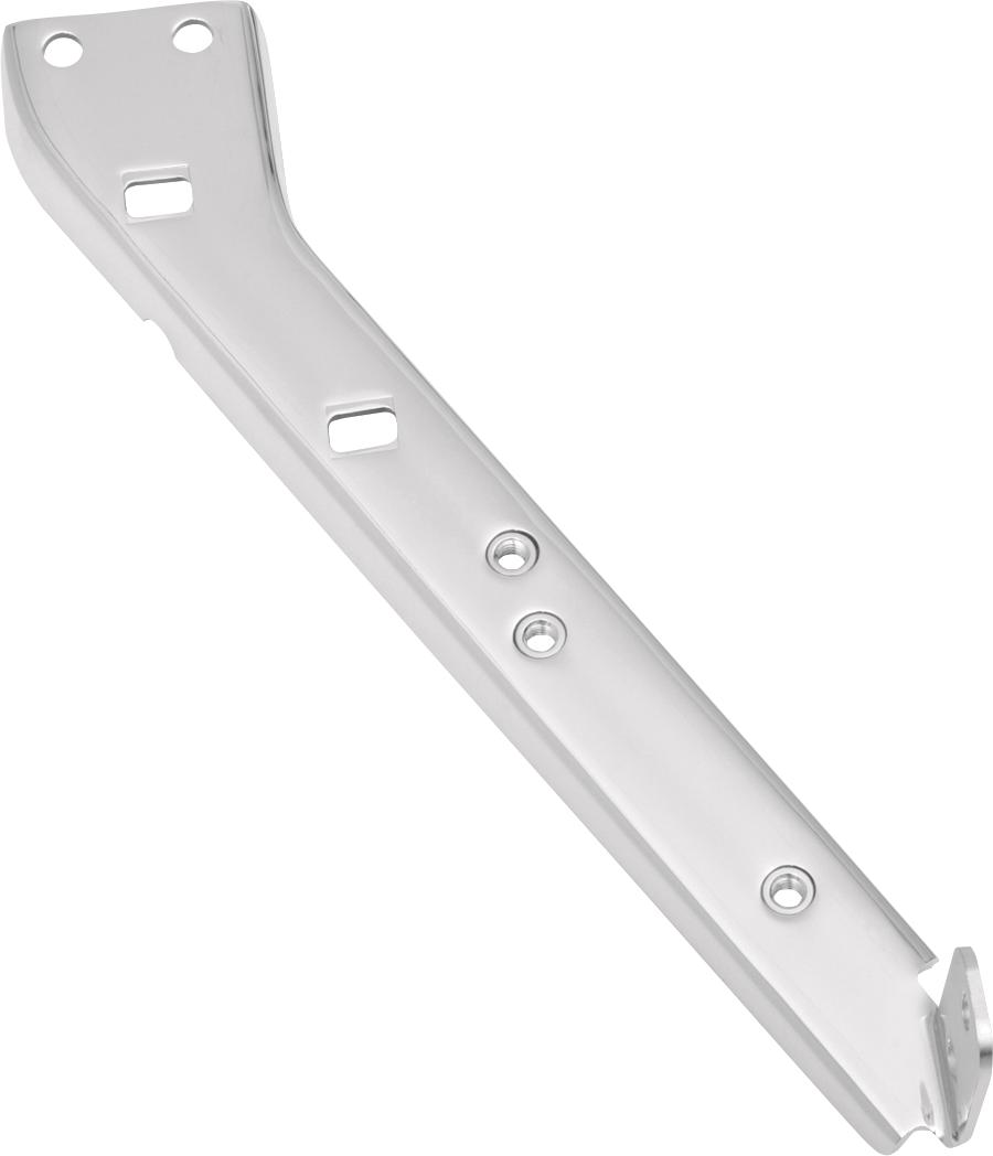 Left Saddlebag Rail Support  Bracket - Chrome - Lutzka's Garage