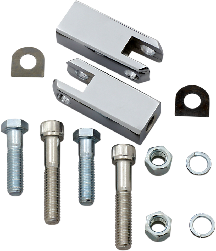 Passenger Peg Mount - Chrome - XL 83-03 - Lutzka's Garage