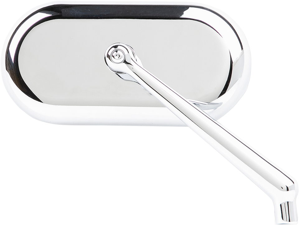Oval Mirror - Chrome - Right - Lutzka's Garage