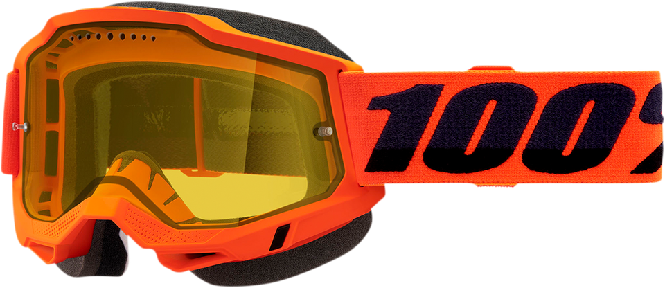 Accuri 2 Snow Goggles - Neon Orange - Yellow - Lutzka's Garage