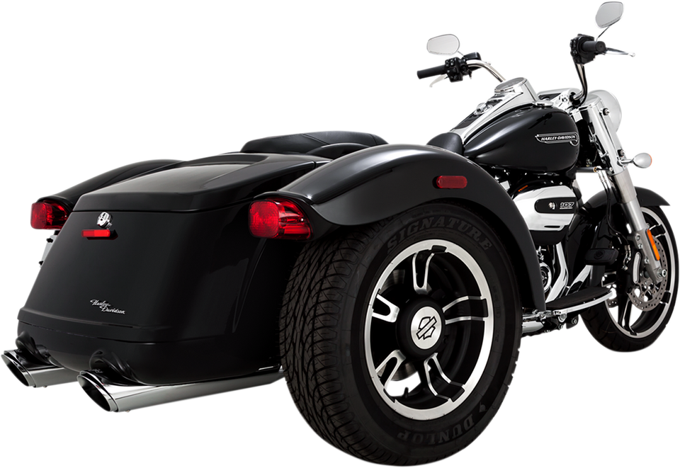 Twin Slash Mufflers - FLRT