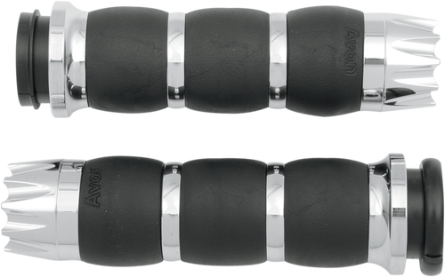 Grips - Excalibur - Velvet - TBW - Chrome - Lutzka's Garage