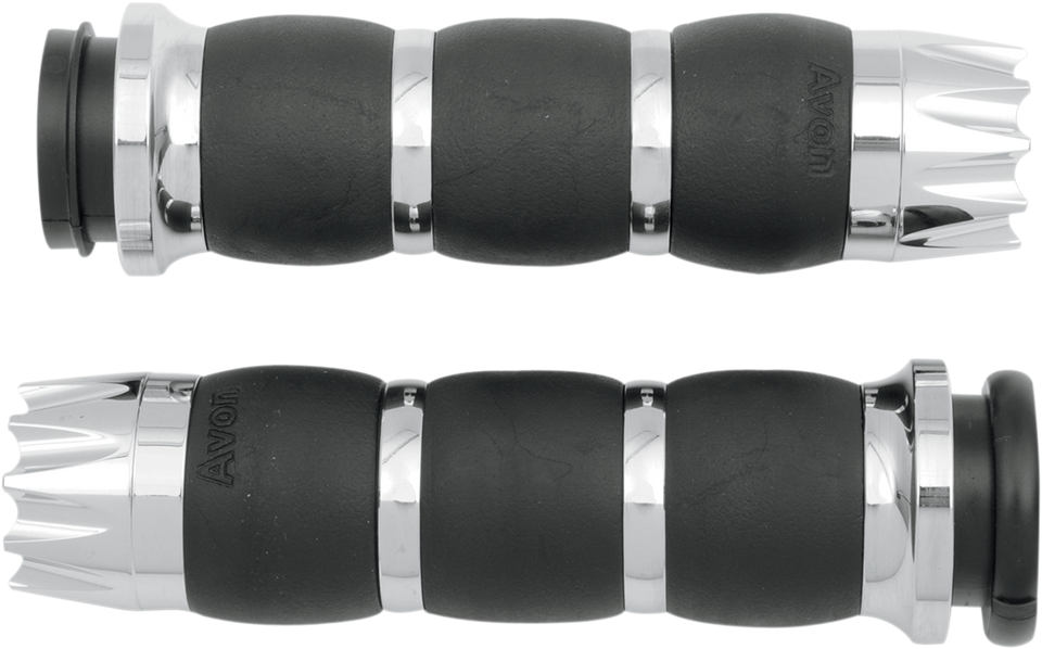 Grips - Excalibur - Velvet - TBW - Chrome - Lutzka's Garage