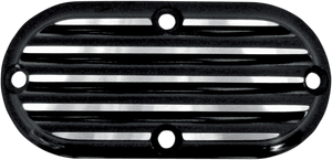 Inspection Cover - Black/Silver - Finned - Lutzka's Garage