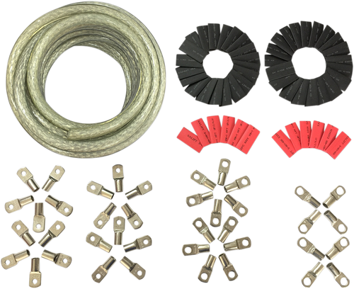 Custom Battery Cable Kit - Harley Davidson - Clear - Lutzka's Garage