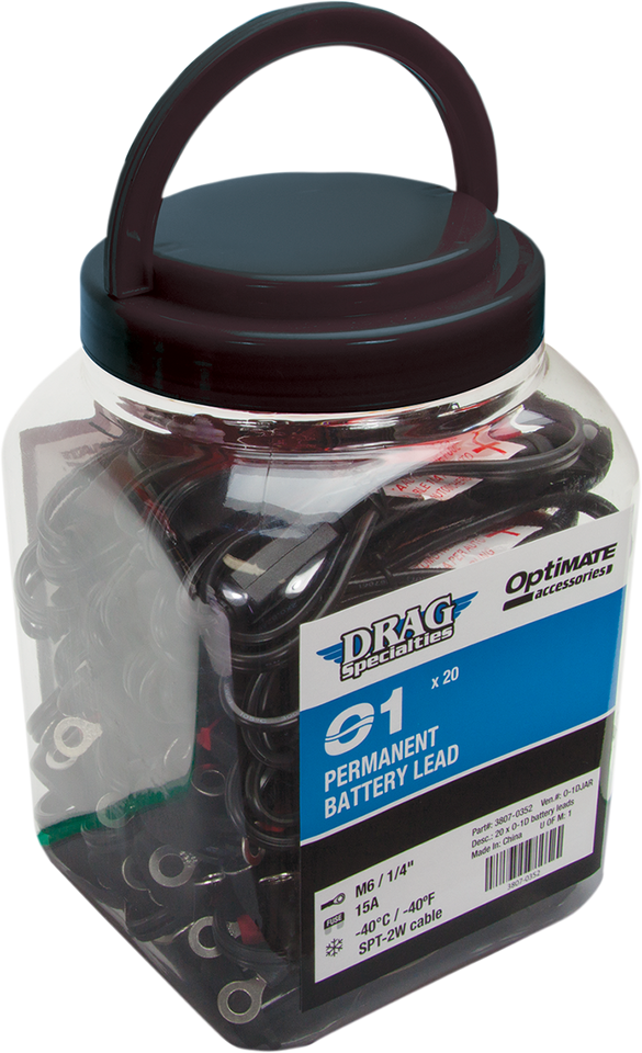 Permanent Battery Lead O-01 - 20x6