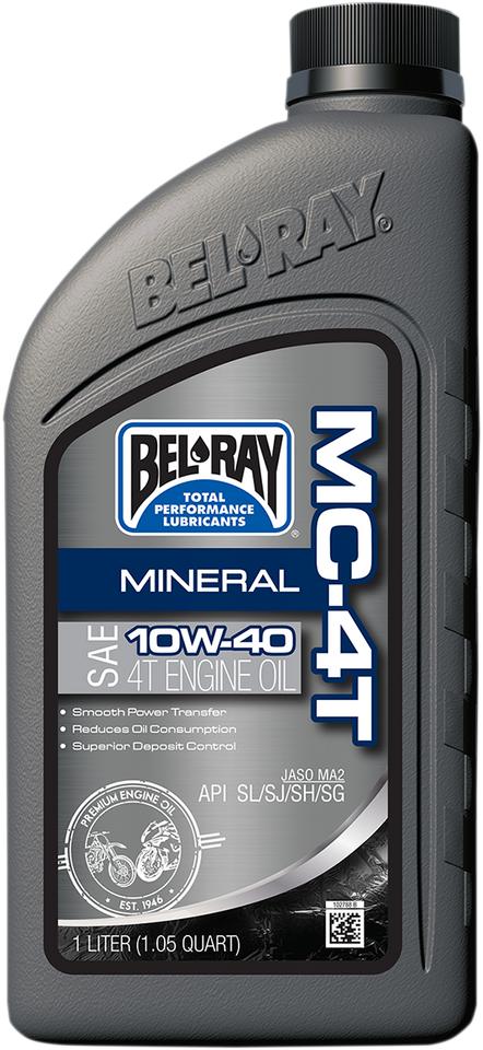 MC-4T Mineral Oil - 10W-40 - 1 L - Lutzka's Garage