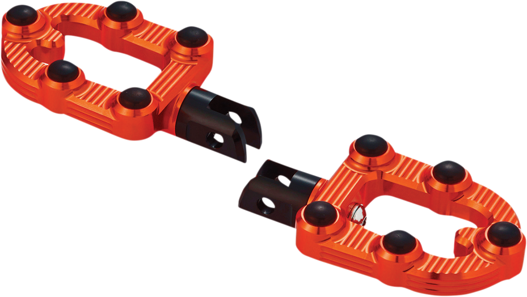 MX Driver Foot Peg - Orange - Lutzka's Garage