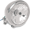 5-3/4" Head Light - Clear Lens - Chrome - Lutzka's Garage