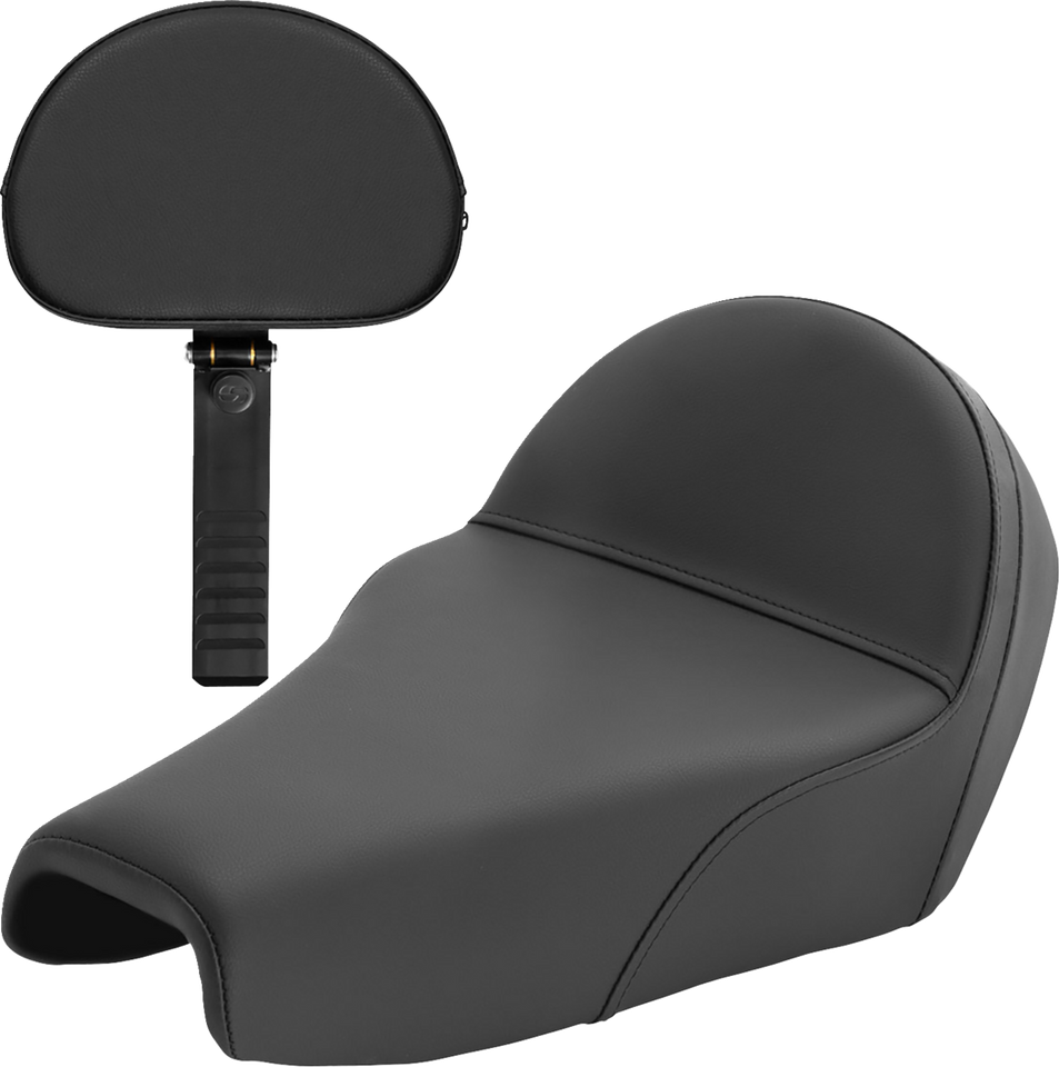 Solo Seat - Plain w/ Backrest - XL 04-22