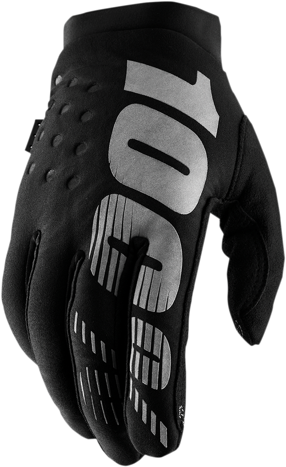 Womens Brisker Gloves - Black/Gray - Small - Lutzka's Garage