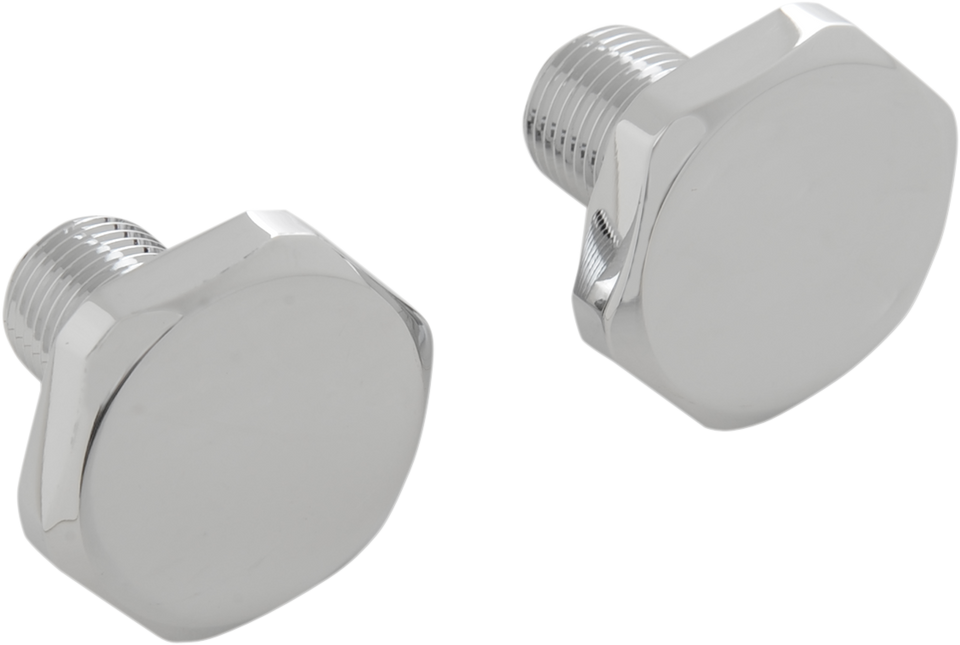 Upper Fork Tube Cap - Chrome - Lutzka's Garage