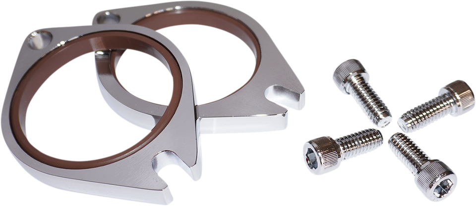 Intake Flange with Seals - Zinc - Pair - Lutzka's Garage