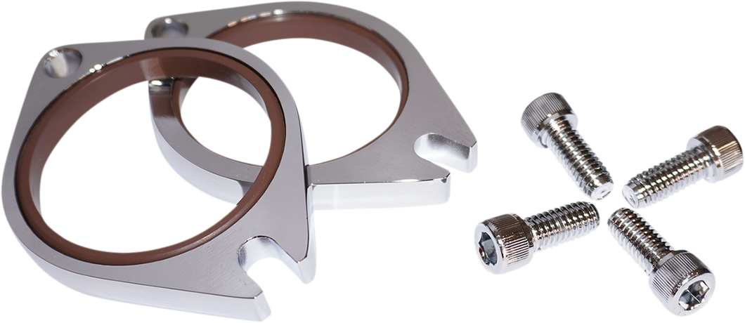 Intake Flange with Seals - Zinc - Pair - Lutzka's Garage