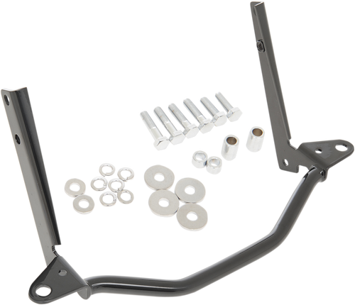 Spotlight Mount - Black - 00-17 FLST - Lutzka's Garage