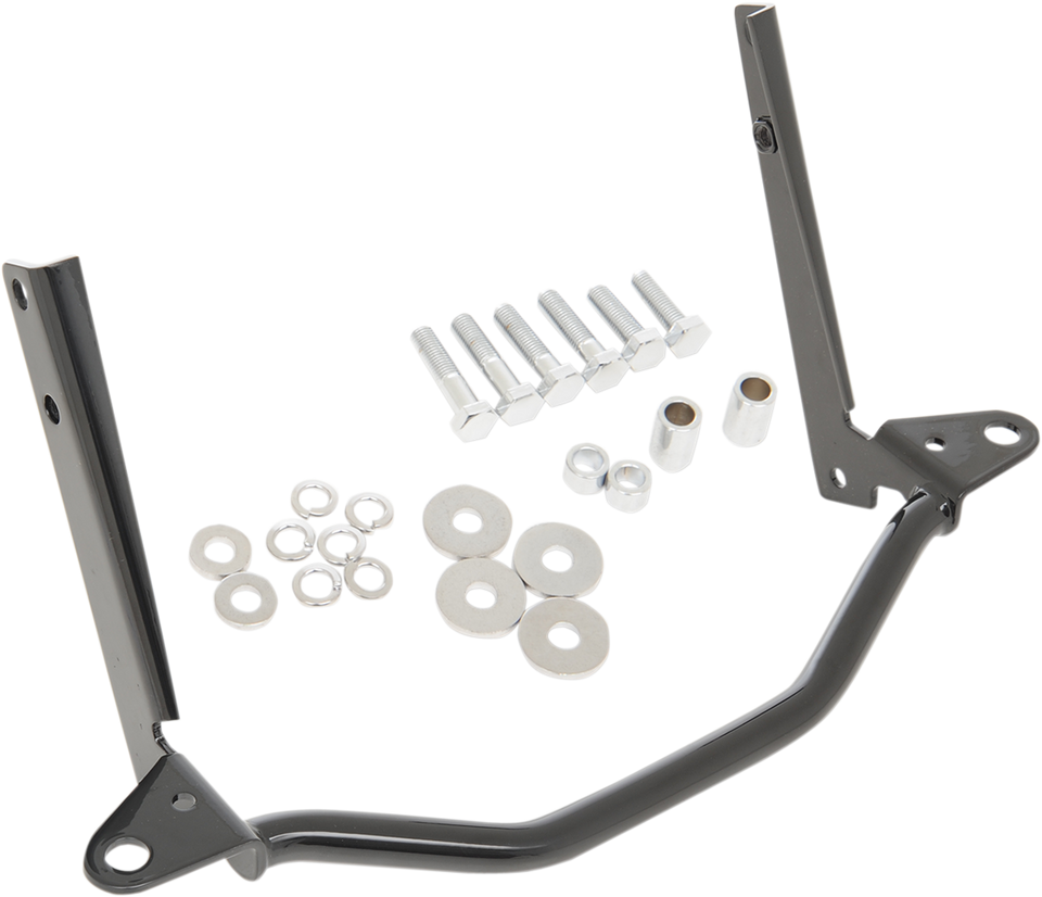 Spotlight Mount - Black - 00-17 FLST - Lutzka's Garage