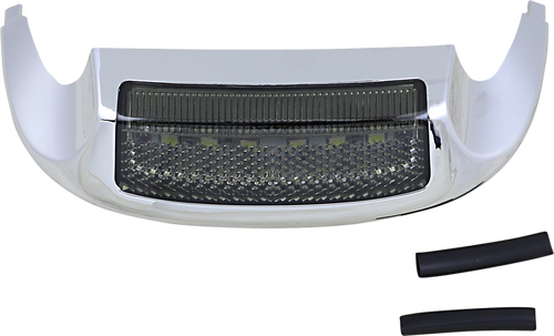 Led Front Fender Tip - White LED/Smoke Lens - Chrome - Lutzka's Garage