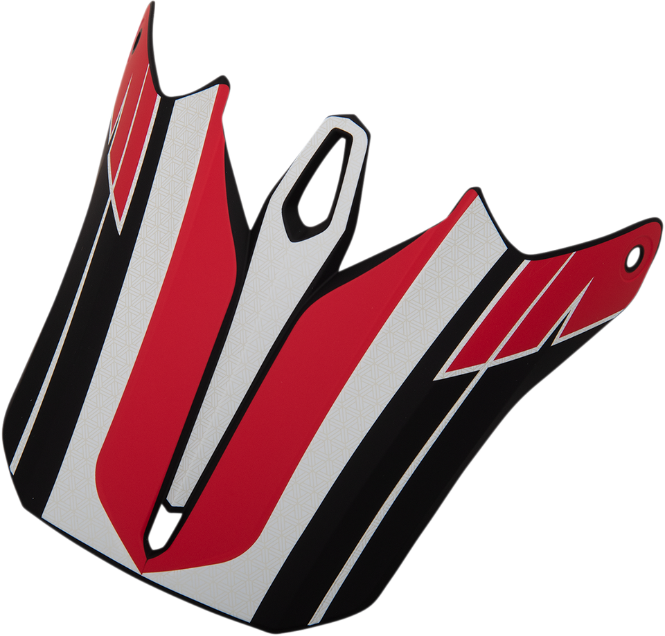 F.I. Visor Kit - Hysteria - Red/White - Lutzka's Garage