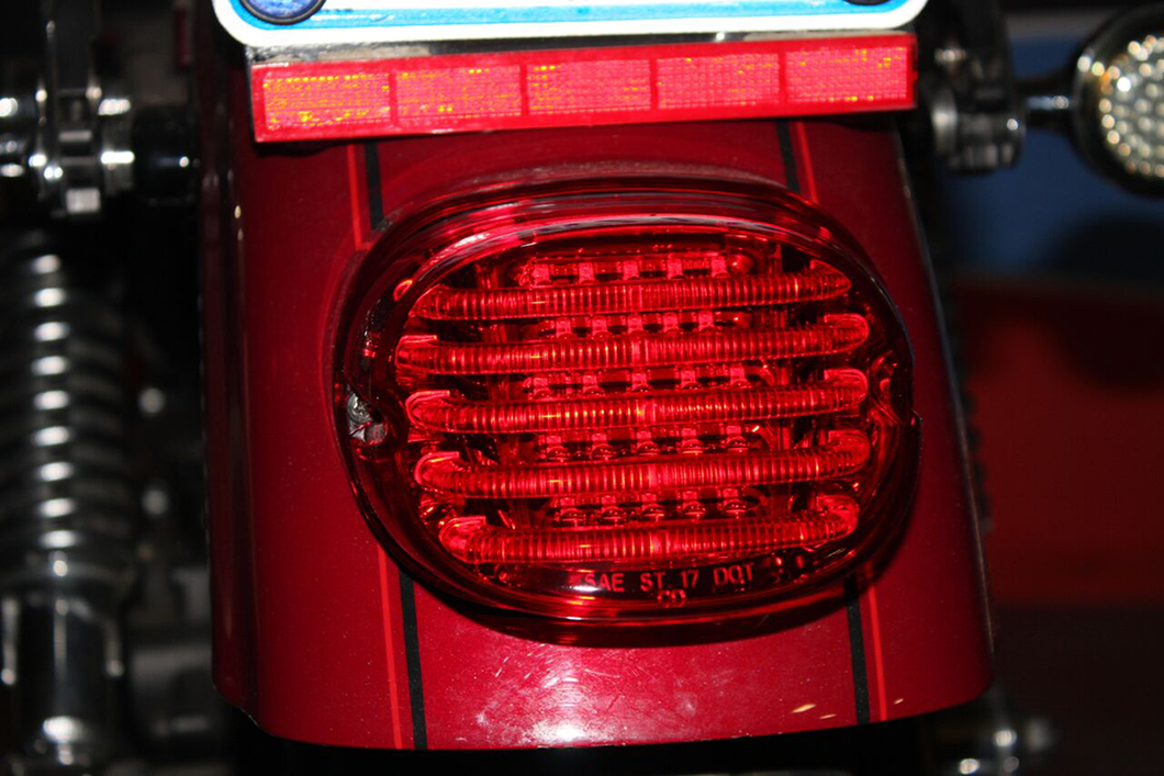 Taillight - without License Plate Illumination Window - Red - Lutzka's Garage