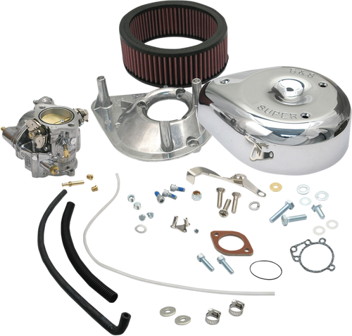 Super E Carburetor Kit - 36-84 Big Twin (w/ Standard Tank)