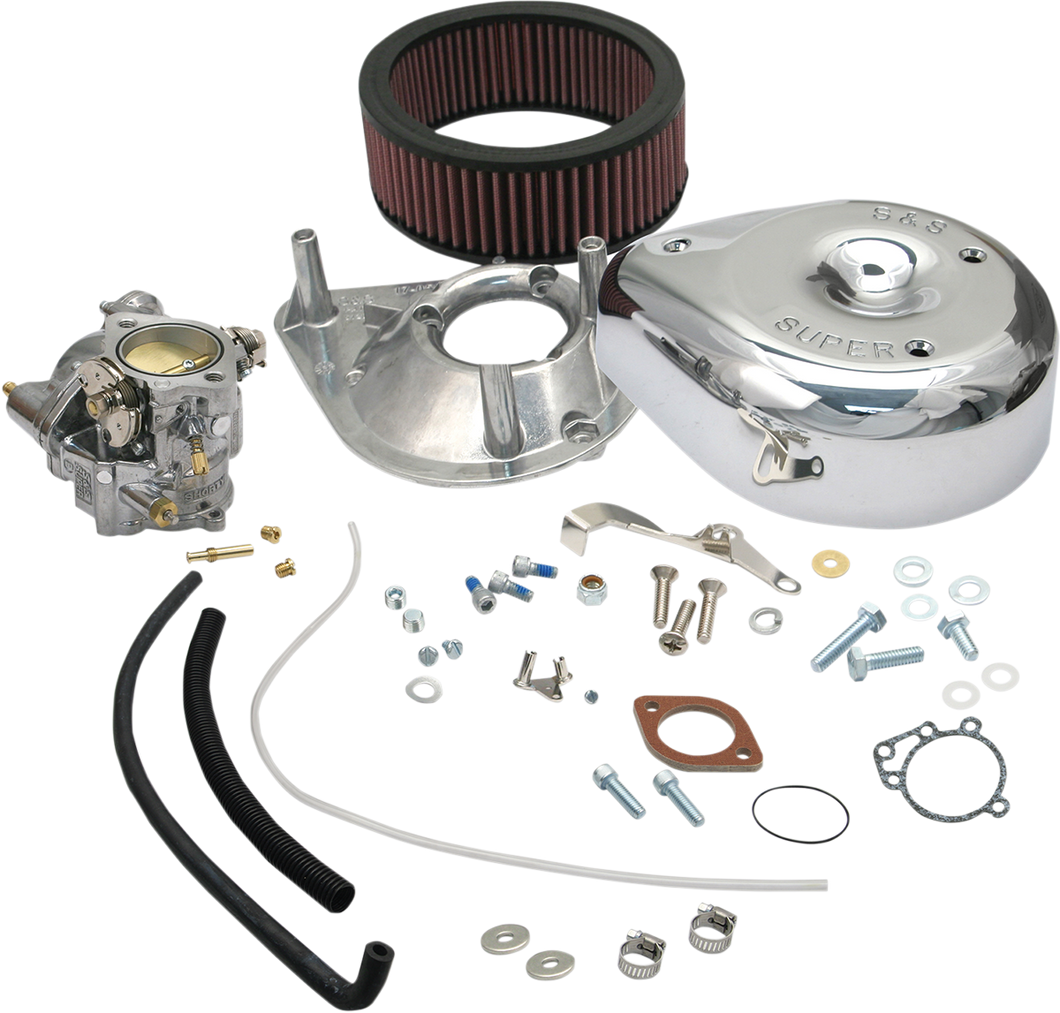 Super E Carburetor Kit - 36-84 Big Twin (w/ Standard Tank)