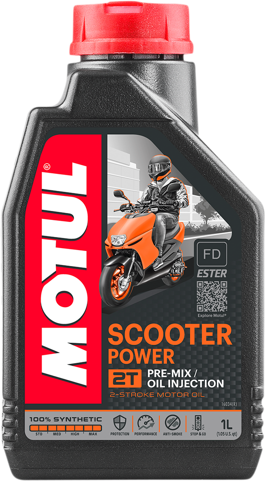 Scooter Power 2T Oil - 1 L - Lutzka's Garage