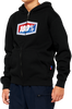 Youth Official Zip Hoodie - Black - Medium - Lutzka's Garage