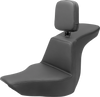 Tour Step Up Seat - Rider Backrest - Plain - FLSB/FXLR 18-22