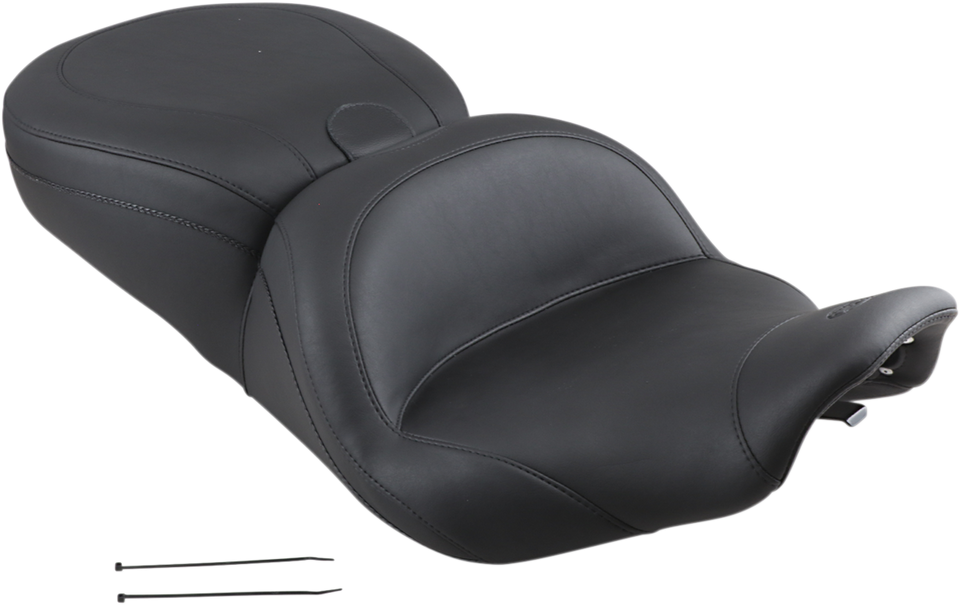 Lowdown Seat with Driver Backrest - Plain - FLHR 97-07