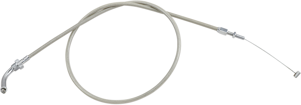 Throttle Cable - Pull - VT750 - Stainless Steel - Lutzka's Garage