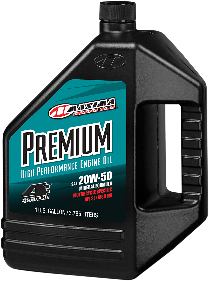 Premium High Performance Mineral 4T Engine Oil - 20W-50 - 1 U.S. gal.