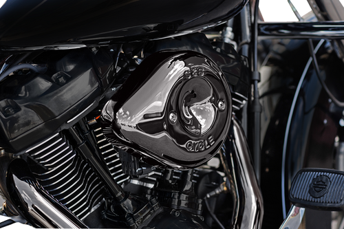 Stealth Teardrop Air Cleaner - M8 - Lava Chrome