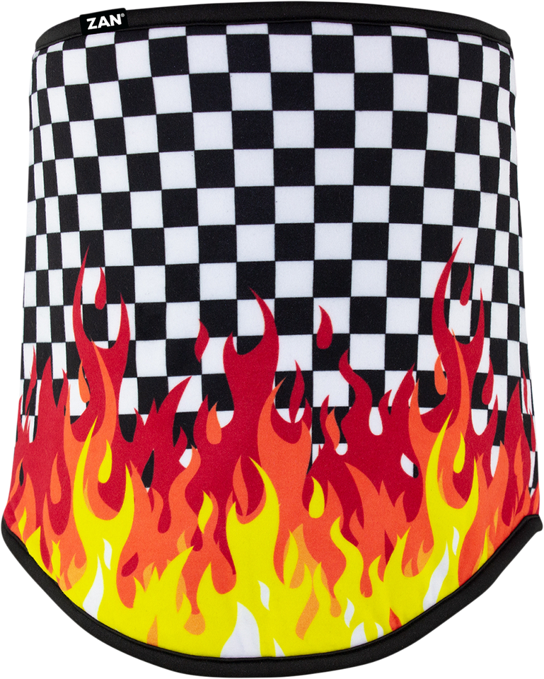 SportFlex™ Neck Gaiter - Checkered Flames - Lutzka's Garage
