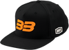 BB33 Hat - Black/Orange - One Size - Lutzka's Garage