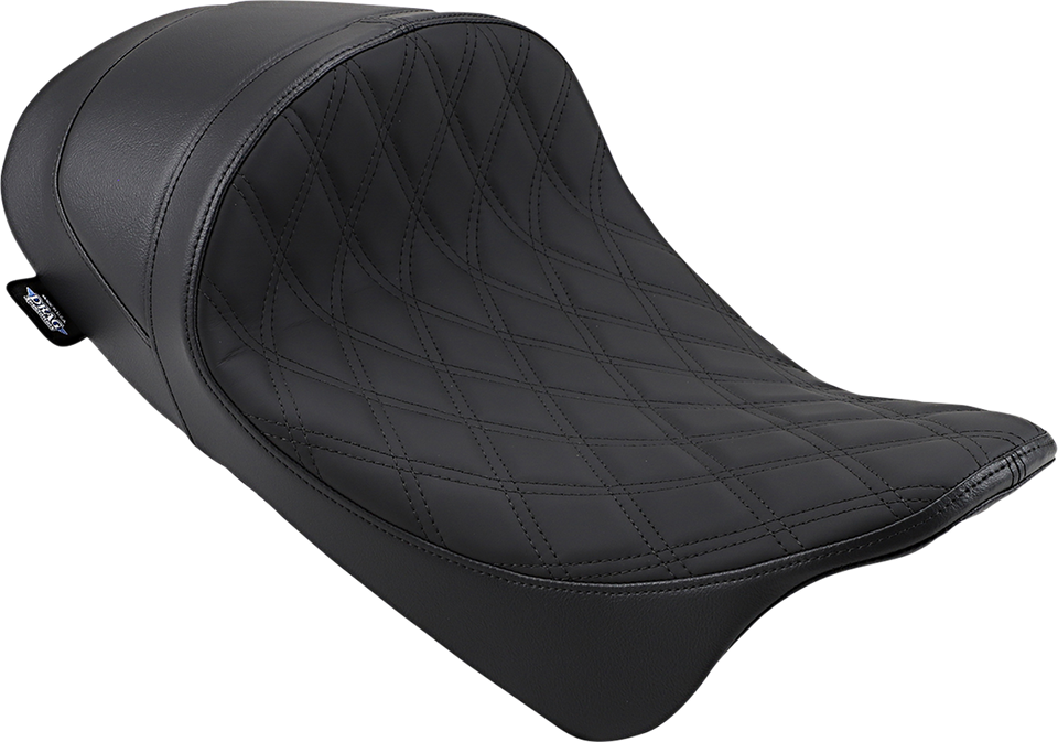 Forward Low Solo Seat - Diamond - Black Stitching - FL 08-22
