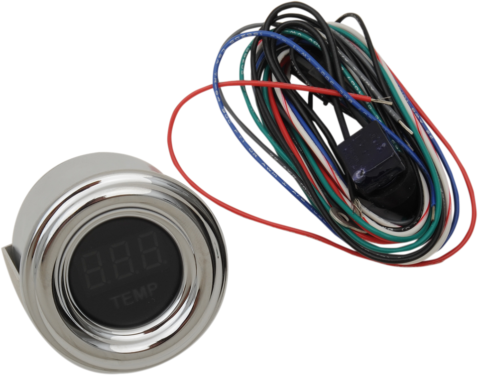 1-7/8" MPH 4000 Series Oil Temperature Gauge - Red Display - Lutzka's Garage