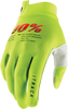 Youth I-Track Gloves - Fluo Yellow - Small - Lutzka's Garage