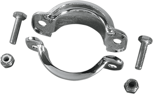 Muffler Clamp - Chrome - FLT 85-94 - Lutzka's Garage