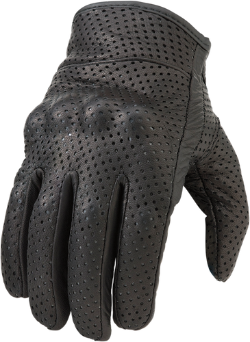 270 Perforated Gloves - Black - Small - Lutzka's Garage